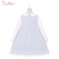 画像2: 【ToAlice】C8597ことり幼稚園長袖ワンピース (2)