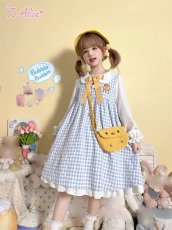 画像6: 【ToAlice】C8597ことり幼稚園長袖ワンピース (6)