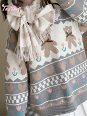 画像9: 【Last one】【ToAlice】C8612おさんぽベアセーター【30%OFF】 (9)