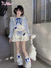 画像9: 【ToAlice】C8626もこもこあざらしサロペットパンツ (9)