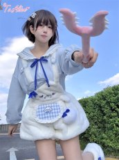 画像5: 【ToAlice】C8626もこもこあざらしサロペットパンツ (5)