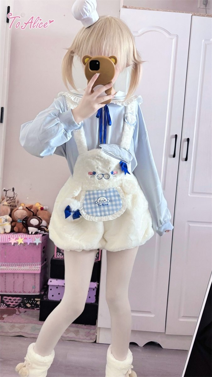 画像30: 【Last one】【ToAlice】C8626もこもこあざらしサロペットパンツ (30)