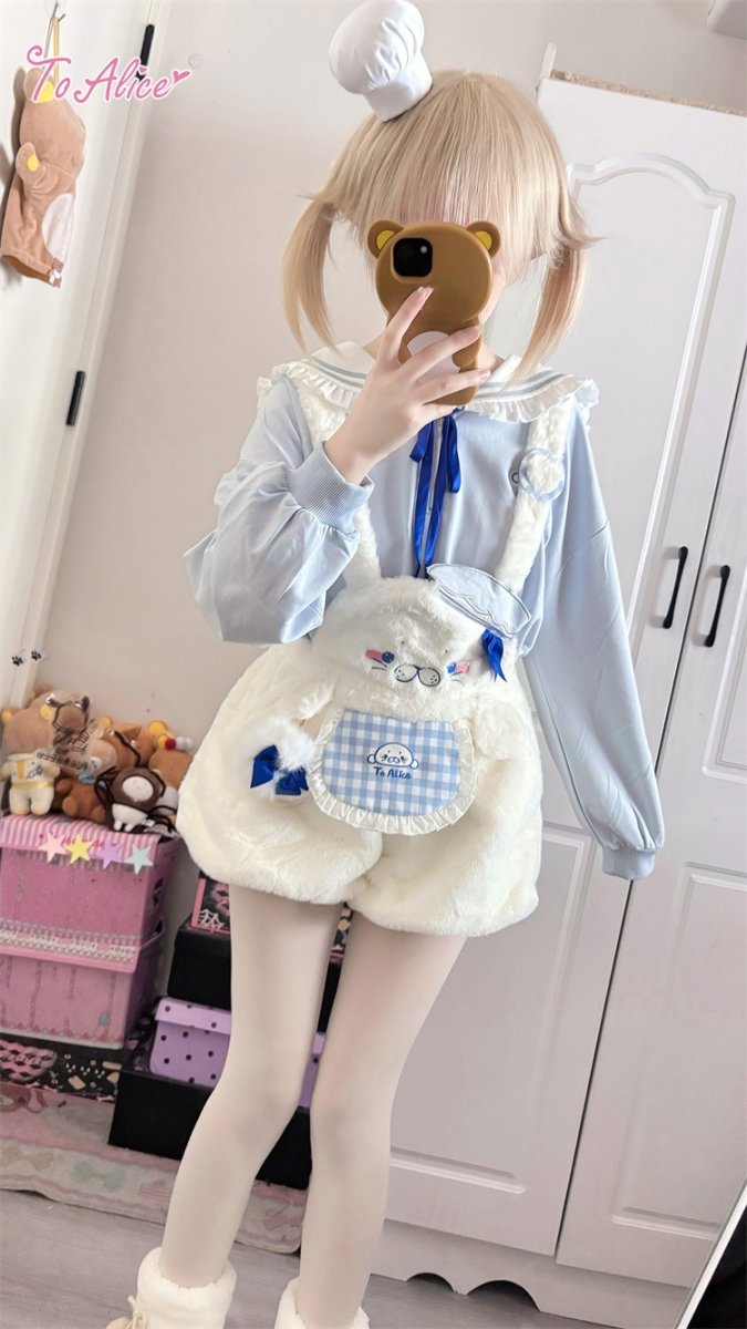 画像27: 【Last one】【ToAlice】C8626もこもこあざらしサロペットパンツ (27)