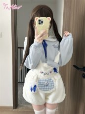 画像36: 【Last one】【ToAlice】C8626もこもこあざらしサロペットパンツ (36)