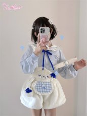 画像24: 【Last one】【ToAlice】C8626もこもこあざらしサロペットパンツ (24)