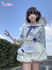 画像5: 【Last one】【ToAlice】C8626もこもこあざらしサロペットパンツ (5)
