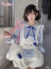 画像20: 【Last one】【ToAlice】C8626もこもこあざらしサロペットパンツ (20)