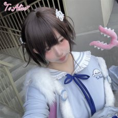 画像16: 【Last one】【ToAlice】C8626もこもこあざらしサロペットパンツ (16)