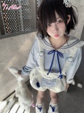 画像21: 【Last one】【ToAlice】C8626もこもこあざらしサロペットパンツ (21)