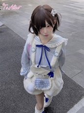 画像15: 【Last one】【ToAlice】C8626もこもこあざらしサロペットパンツ (15)