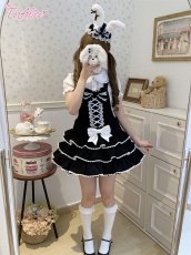 画像4: 【送料無料】S3493うさみみ付きリボンミニハット《予約受付》【計5000円以上】 (4)
