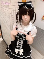 画像4: 【ToAlice】C8639 丸襟パフ袖ブラウス (4)