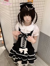 画像9: 【ToAlice】C8639 丸襟パフ袖ブラウス (9)