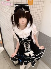 画像7: 【ToAlice】C8639 丸襟パフ袖ブラウス (7)