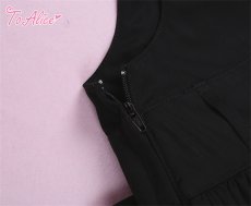 画像13: 【ToAlice】C8637お人形さんティアードサロペットスカート (13)