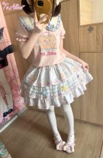 画像12: 【ToAlice】C8642ゆめかわくまティアードスカート (12)