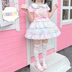 画像8: 【ToAlice】C8642ゆめかわくまティアードスカート (8)