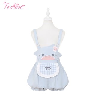 【To Alice】スイーツドームサロペットスカート ピンク To Alice】スイーツドームサロペットスカート ピンク