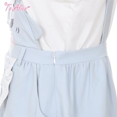 画像2: 【ToAlice】C8643アングリーサメちゃんサロペットパンツ (2)