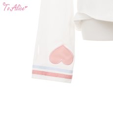 画像3: 【ToAlice】C8646くま×サメちゃん長袖トップス (3)