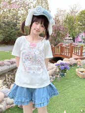 画像3: 【送料無料】C8654サイドレースアップフレアパンツ《予約受付》 (3)