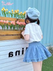 画像6: 【送料無料】C8654サイドレースアップフレアパンツ《予約受付》 (6)