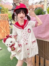 画像20: 【ToAlice】S3475いちごワッペン帽【本店・通販限定】 (20)