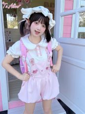 画像14: 【ToAlice】C8657ラブリーラビットサロペットパンツ【本店・通販限定】 (14)