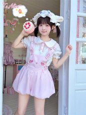 画像15: 【ToAlice】C8657ラブリーラビットサロペットパンツ【本店・通販限定】 (15)