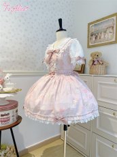 画像3: 【送料無料】C8663 Make Teddy Bearレイヤード風ワンピース《予約受付》 (3)