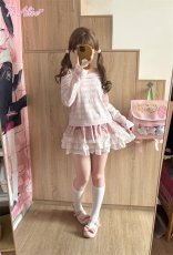 画像13: 【ToAlice】C8665チェックｘドットスカパン (13)