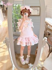 画像8: 【送料無料】C8674ねこちゃんプリントオフショルトップス《予約受付》 (8)