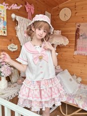 画像6: 【送料無料】C8676ねこちゃんセーラートップス《予約受付》 (6)
