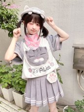 画像6: 【送料無料】C8678ネコちゃんビッグシルエットTシャツ《予約限定》 (6)