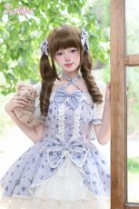 画像3: 【送料無料】S3481紫陽花兎総柄リボンクリップセット《予約受付》【計5000円以上】  (3)