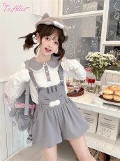 画像3: 【送料無料】C8694オリジナルネコちゃん 長袖トップス《予約限定》 (3)
