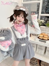 画像4: 【送料無料】C8694オリジナルネコちゃん 長袖トップス《予約限定》 (4)