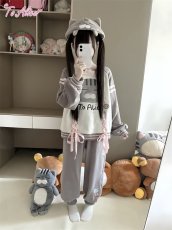 画像8: 【送料無料】C8699 ネコちゃんスウェットパンツ《予約限定》 (8)