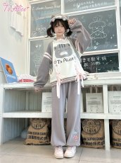 画像2: 【送料無料】C8699 ネコちゃんスウェットパンツ《予約限定》 (2)