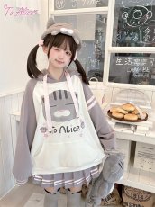 画像3: 【送料無料】C8711オリジナルネコちゃん裏起毛パーカー《予約限定》 (3)