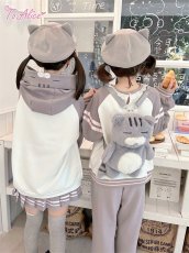 画像7: 【送料無料】C8699 ネコちゃんスウェットパンツ《予約限定》 (7)