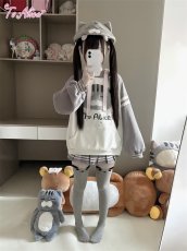 画像11: 【送料無料】C8711オリジナルネコちゃん裏起毛パーカー《予約限定》 (11)