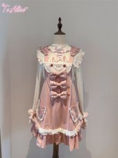 画像3: 【To Alice】C8712 いちごラビットサロペットスカート (3)