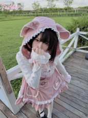 画像24: 【To Alice】C8691 3連リボン切り替えフリルトップス (24)