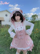 画像25: 【To Alice】C8691 3連リボン切り替えフリルトップス (25)