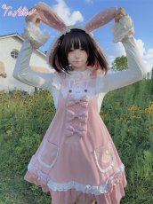 画像26: 【To Alice】C8691 3連リボン切り替えフリルトップス (26)