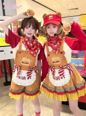 画像9: 【送料無料】C8715 Bear's Hamburger Shop サロペットパンツ《予約限定》 (9)