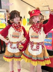 画像8: 【送料無料】C8715 Bear's Hamburger Shop サロペットパンツ《予約限定》 (8)