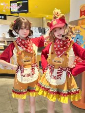画像5: 【送料無料】C8715 Bear's Hamburger Shop サロペットパンツ《予約限定》 (5)