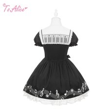 画像3: 【送料無料】C8722メロディーキャットワンピース《予約受付》 (3)